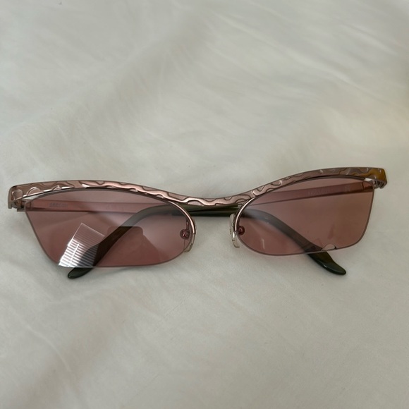 Vintage 90s Brown/Bronze Anna Sui Sunglasses - Picture 1 of 4